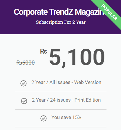 Subscription For 2 Year​